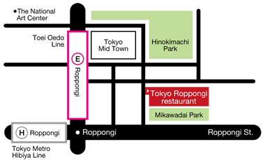 img:Roppongi restaurant Access