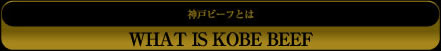 Kobe beef is