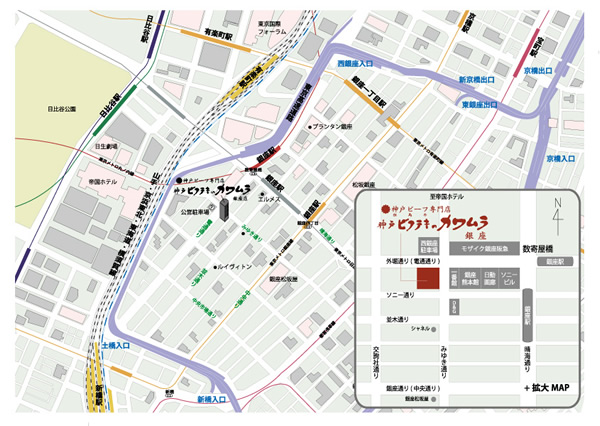 銀座店マップ