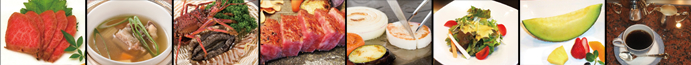 Special Choice Kobe Beef Steak and Natural Domestic Black Abalone Steak Course