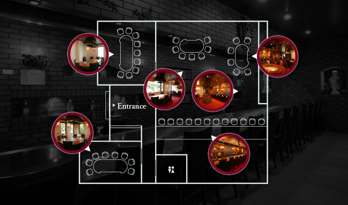 Floor map:Himeji restaurant