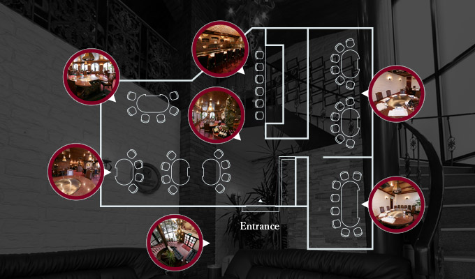 Floor map:Nishinomiya restaurant